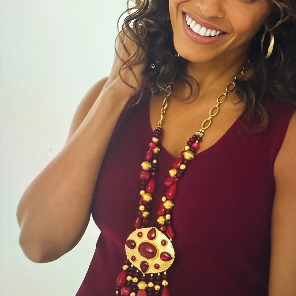 35th Anniversary Chicos Pendant Necklace  New!  $119 MSRP - Picture 5 of 5